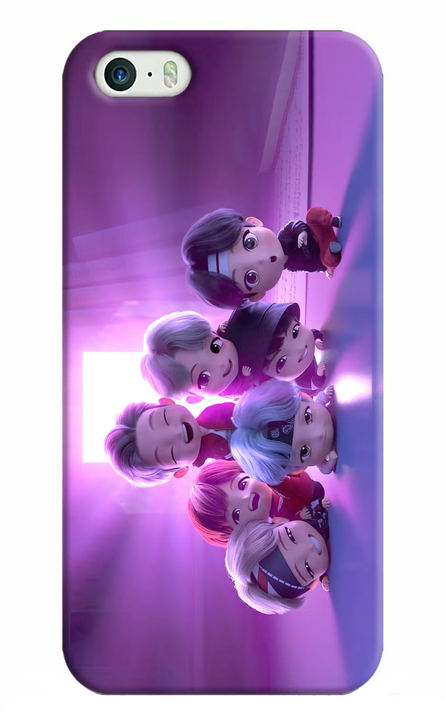 BTS Chibi iPhone 5/5s Back Cover, Hard case
