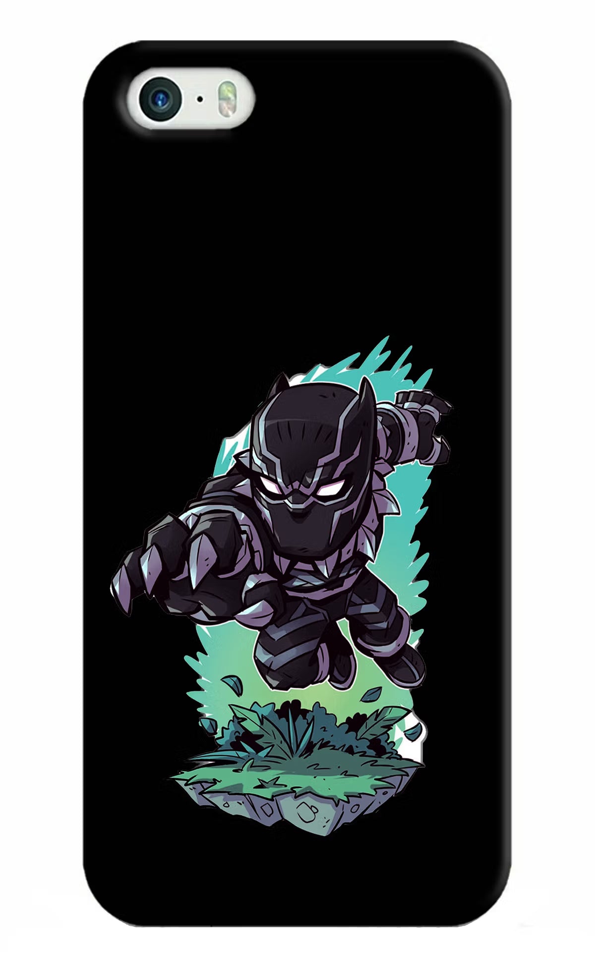 Black Panther iPhone 5/5s Hard Case Back Cover by Casekaro