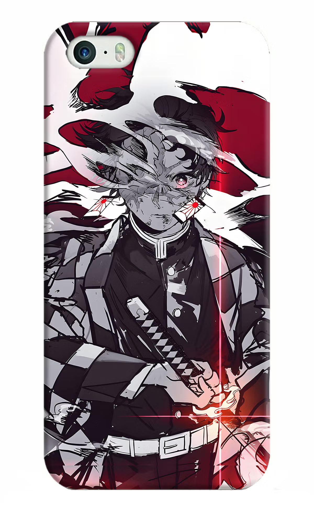 Demon Slayer iPhone 5/5s Hard Case Back Cover by Casekaro
