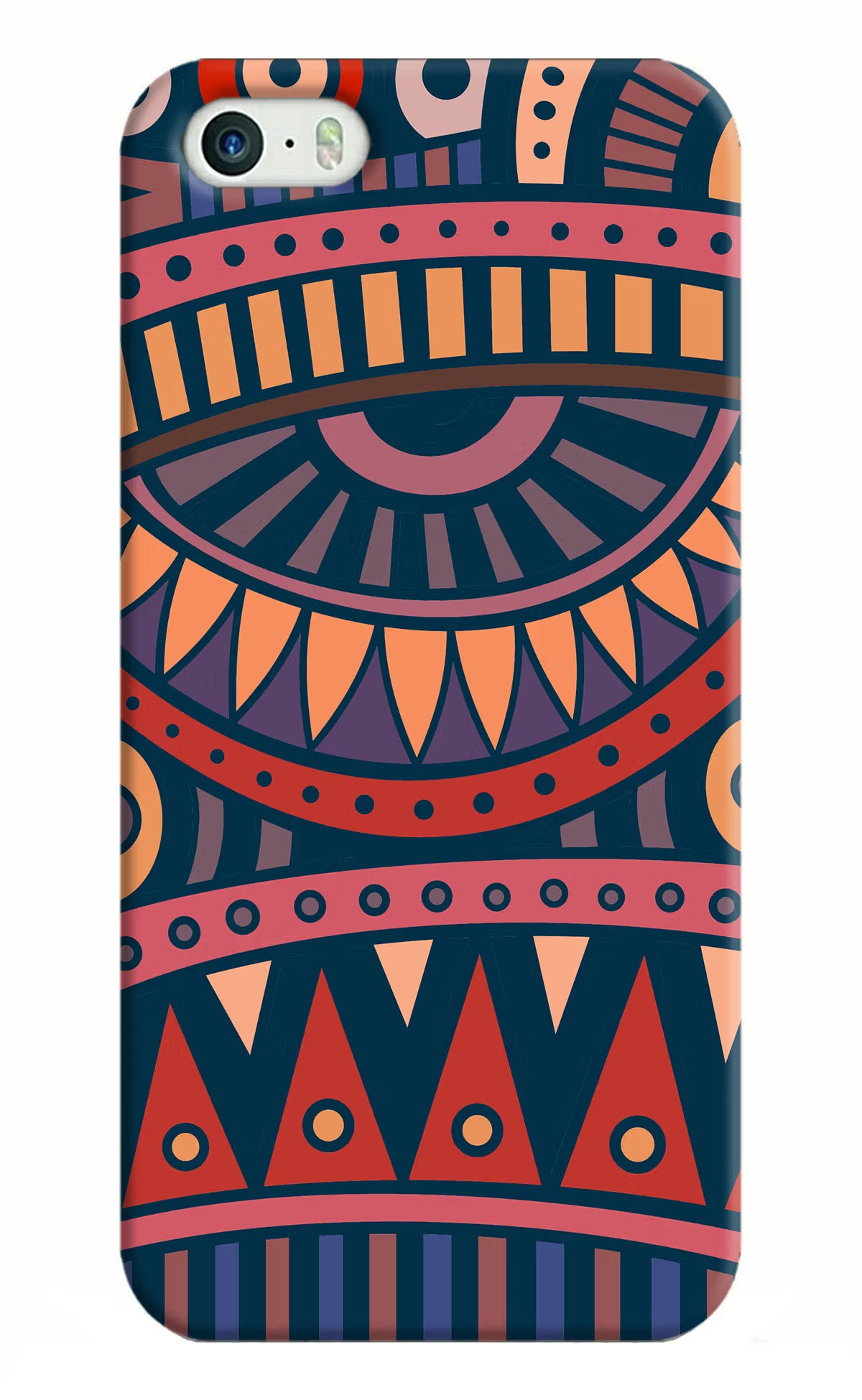 African Culture Design iPhone 5/5s Hard Case Back Cover by Casekaro