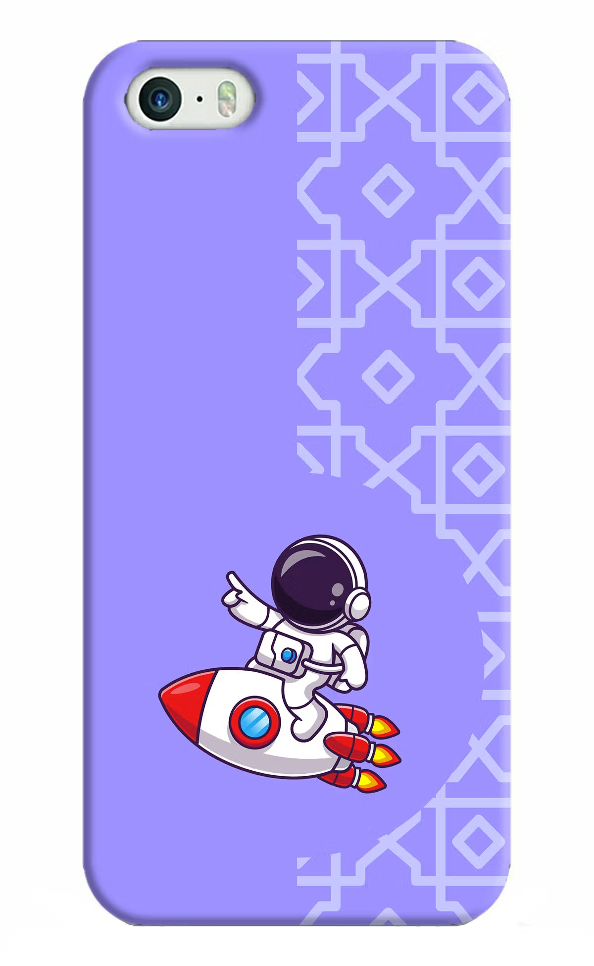 Cute Astronaut iPhone 5/5s Hard Case Back Cover by Casekaro