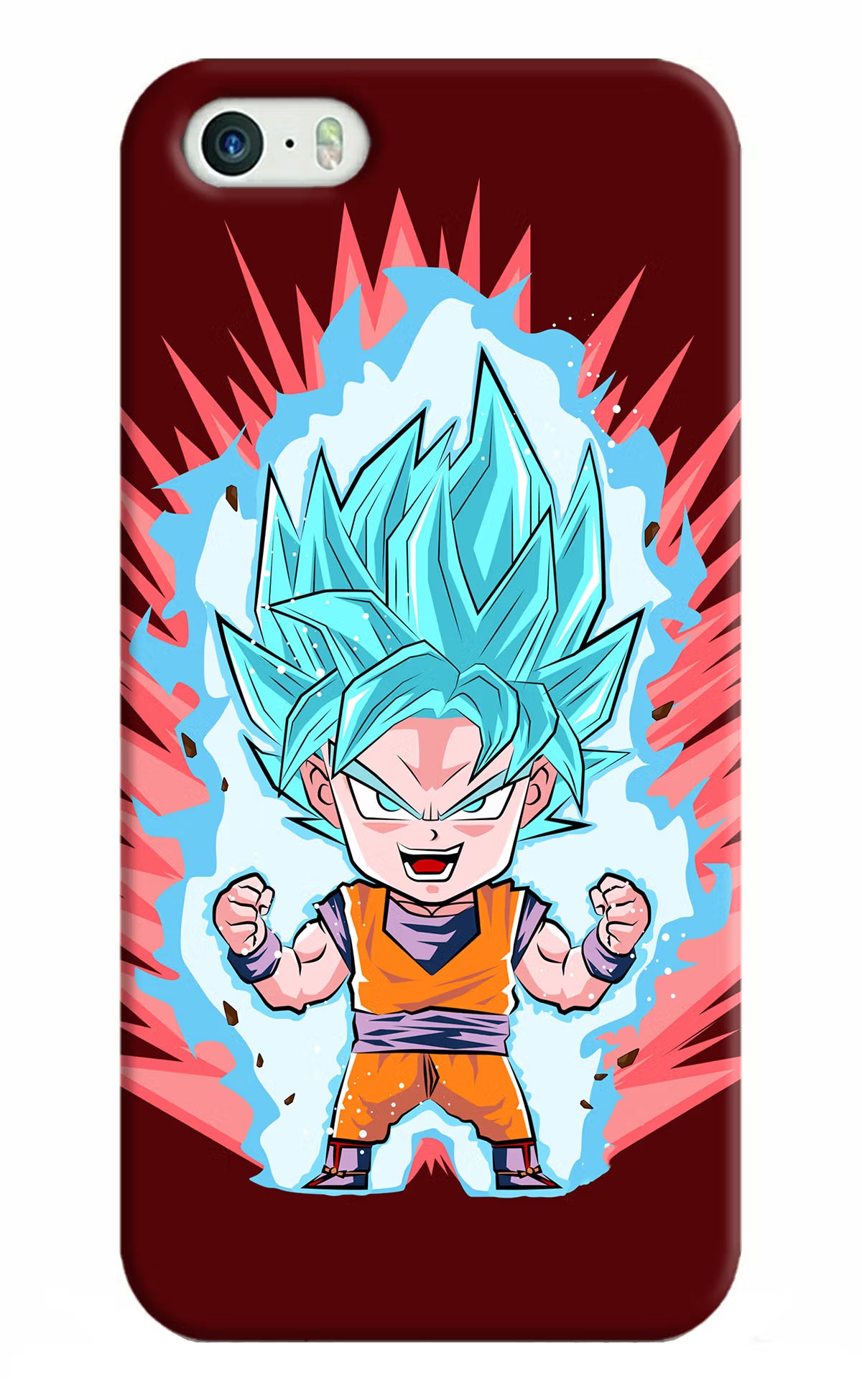 Goku Little iPhone 5/5s Hard Case Back Cover by Casekaro