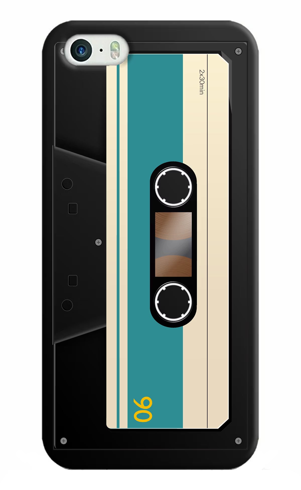 Cassette iPhone 5/5s Hard Case Back Cover by Casekaro