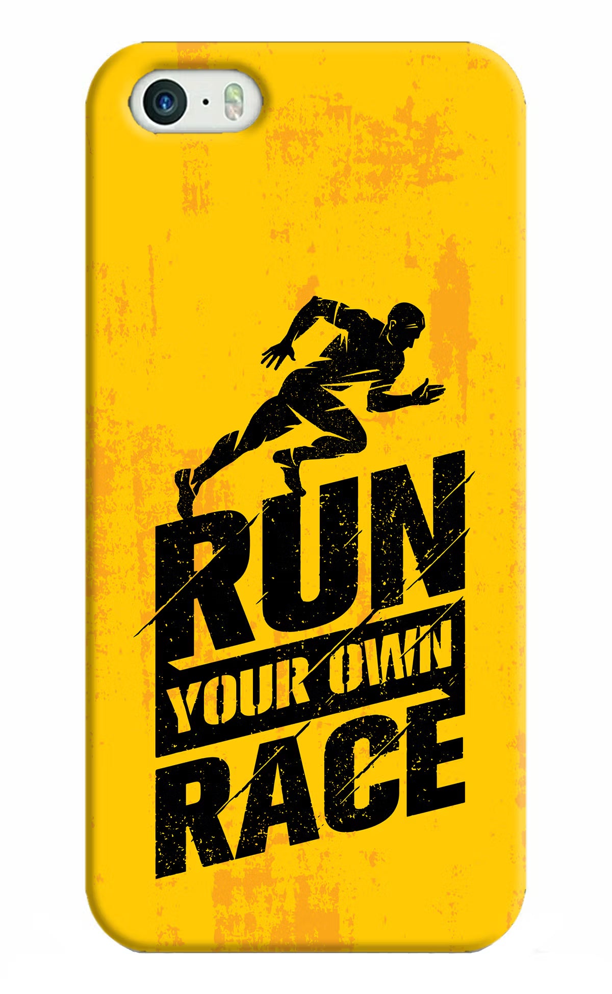 Run Your Own Race iPhone 5/5s Hard Case Back Cover by Casekaro