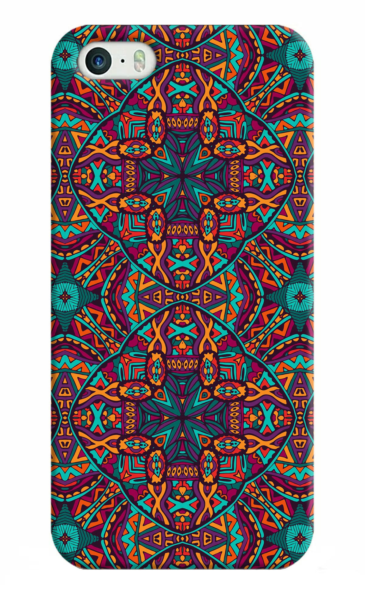 Colour Mandala iPhone 5/5s Hard Case Back Cover by Casekaro