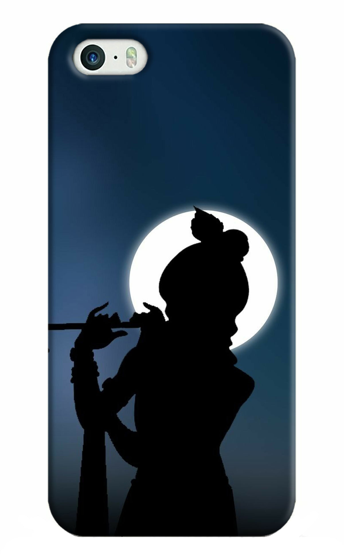 Shri Krishna Silhouette iPhone 5/5s Back Cover