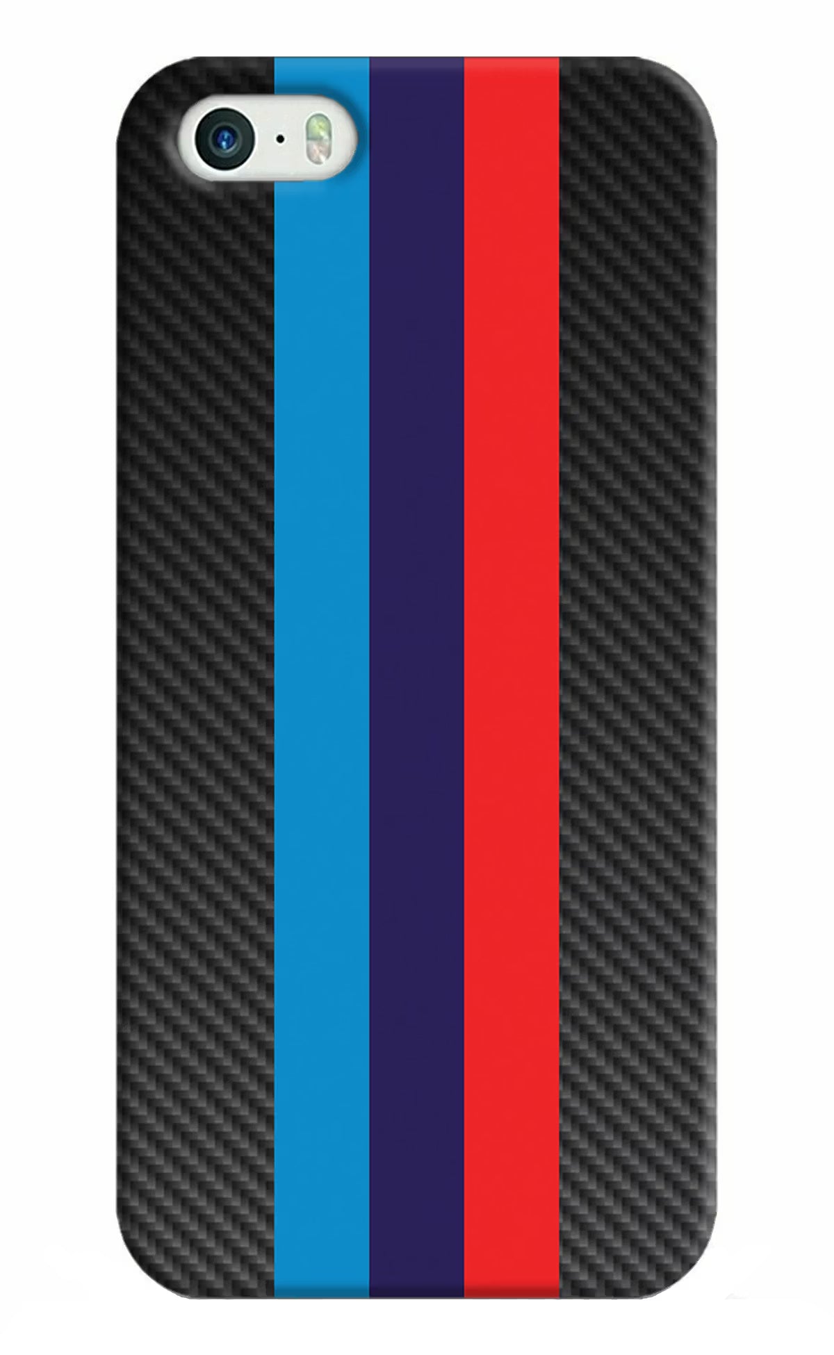 BMW Stripes Pattern iPhone 5/5s Hard Case Back Cover by Casekaro