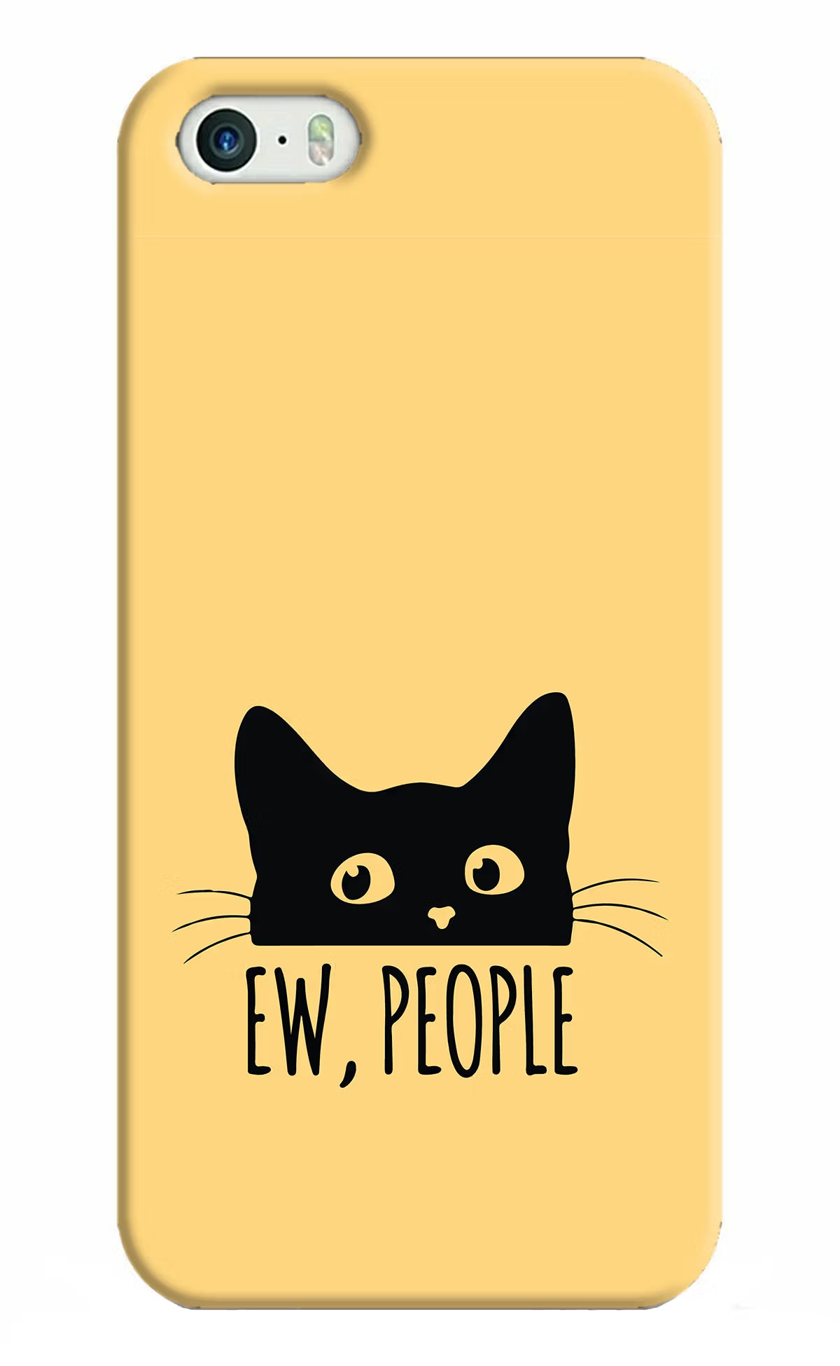 Ew People Catitude iPhone 5/5s Hard Case Back Cover by Casekaro