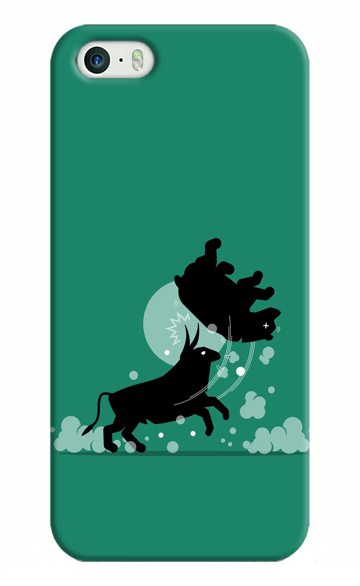 Bull Conqueror iPhone 5/5s Hard Case Back Cover by Casekaro