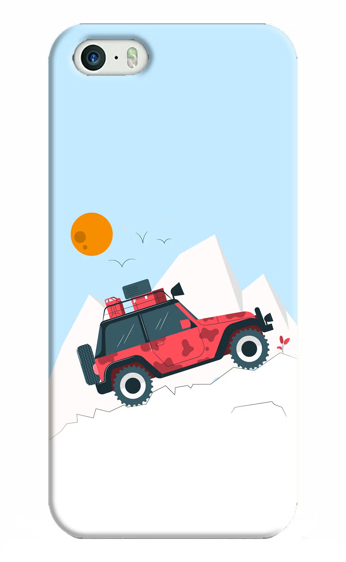 Mountain Trail Beast iPhone 5/5s Hard Case Back Cover by Casekaro