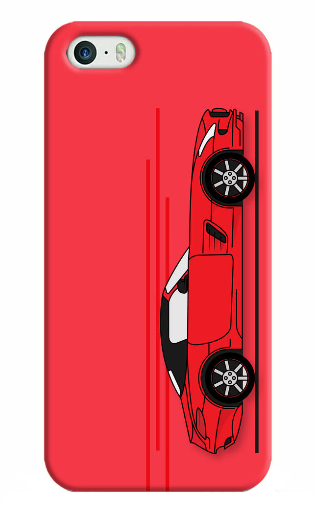 Red Velocity iPhone 5/5s Hard Case Back Cover by Casekaro