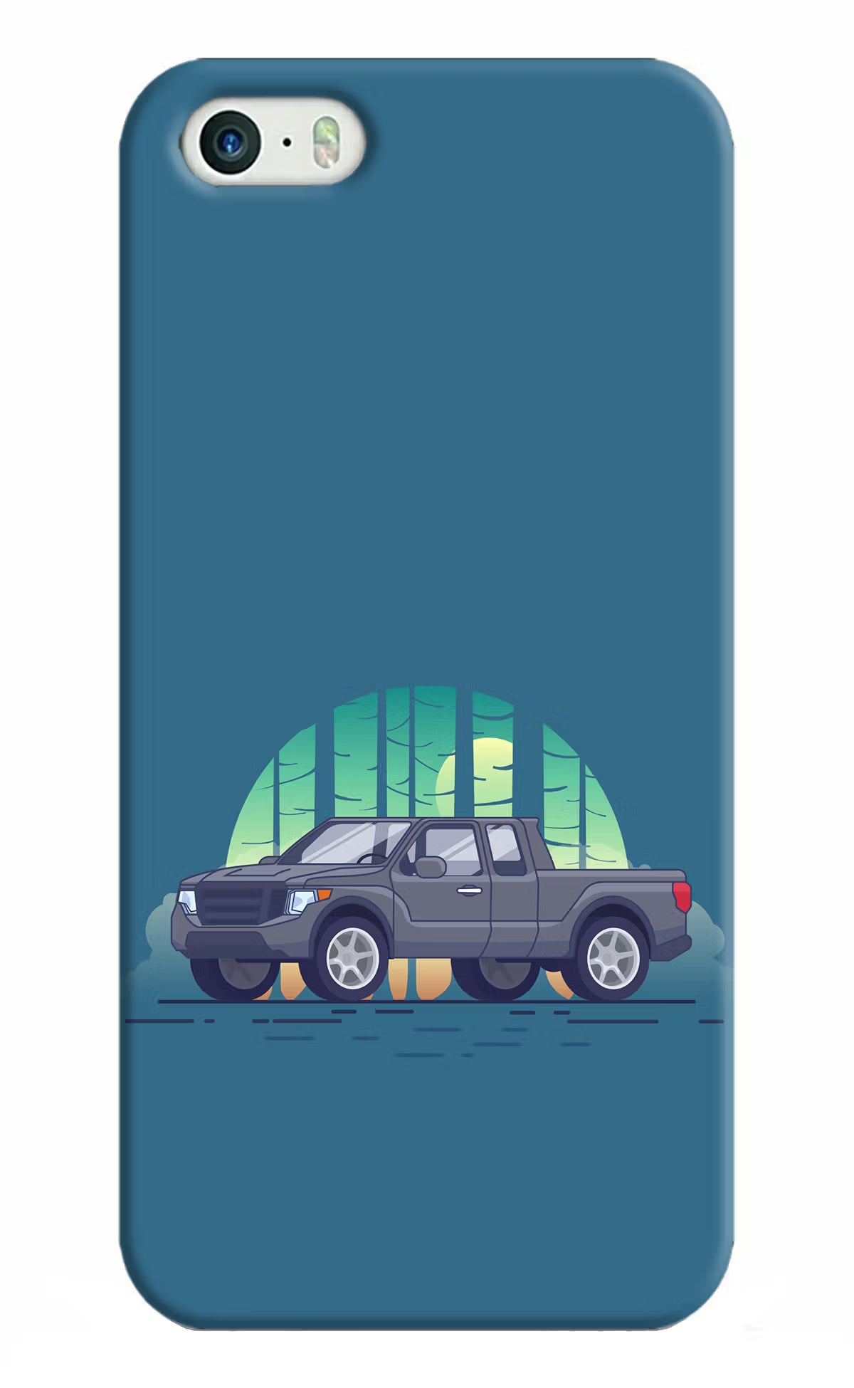 Retro Garage Vibe iPhone 5/5s Hard Case Back Cover by Casekaro