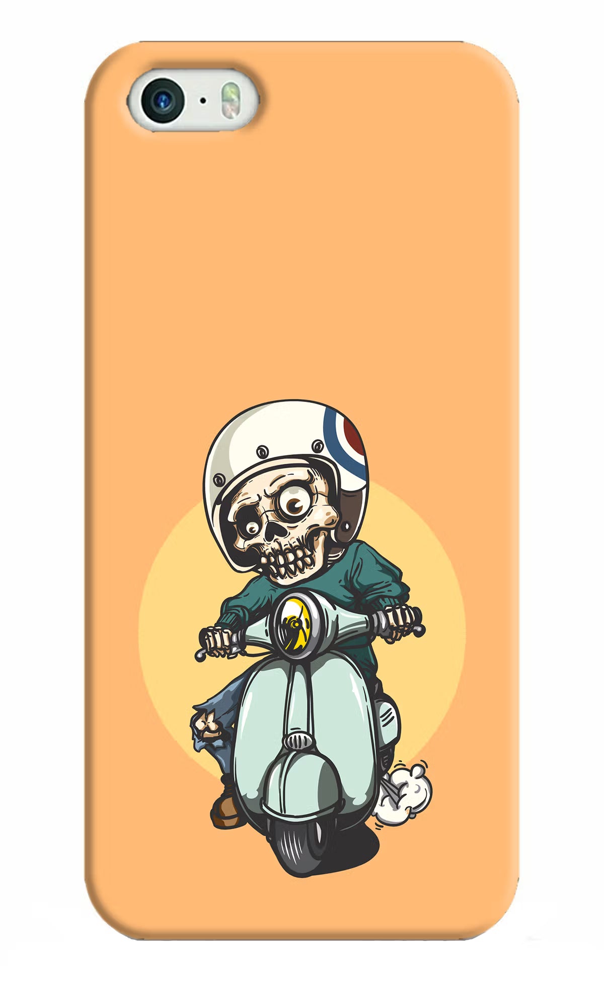 Undead Biker iPhone 5/5s Hard Case Back Cover by Casekaro