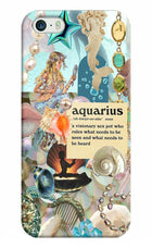 Aquarius Zodiac iPhone 5/5s Hard Case Back Cover by Casekaro