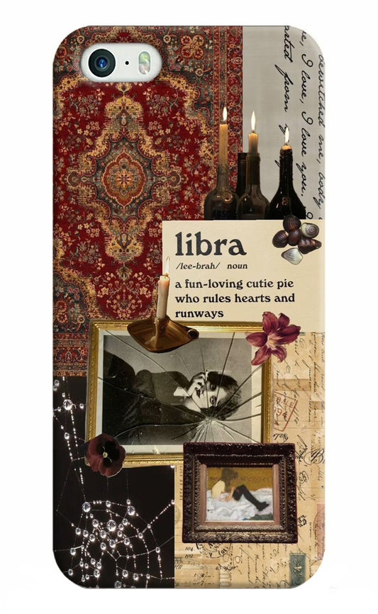 Libra Zodiac iPhone 5/5s Hard Case Back Cover by Casekaro