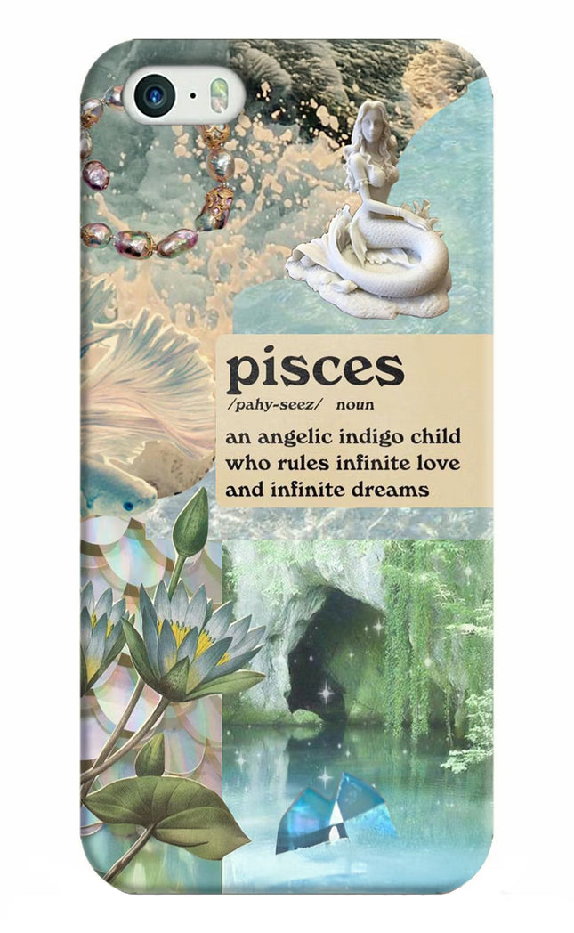 Pisces Zodiac iPhone 5/5s Hard Case Back Cover by Casekaro