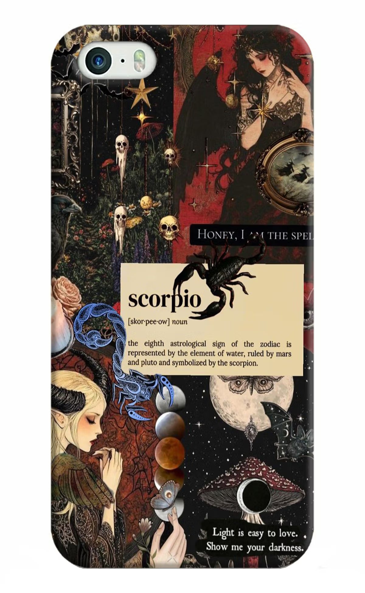 Scorpio Zodiac iPhone 5/5s Hard Case Back Cover by Casekaro