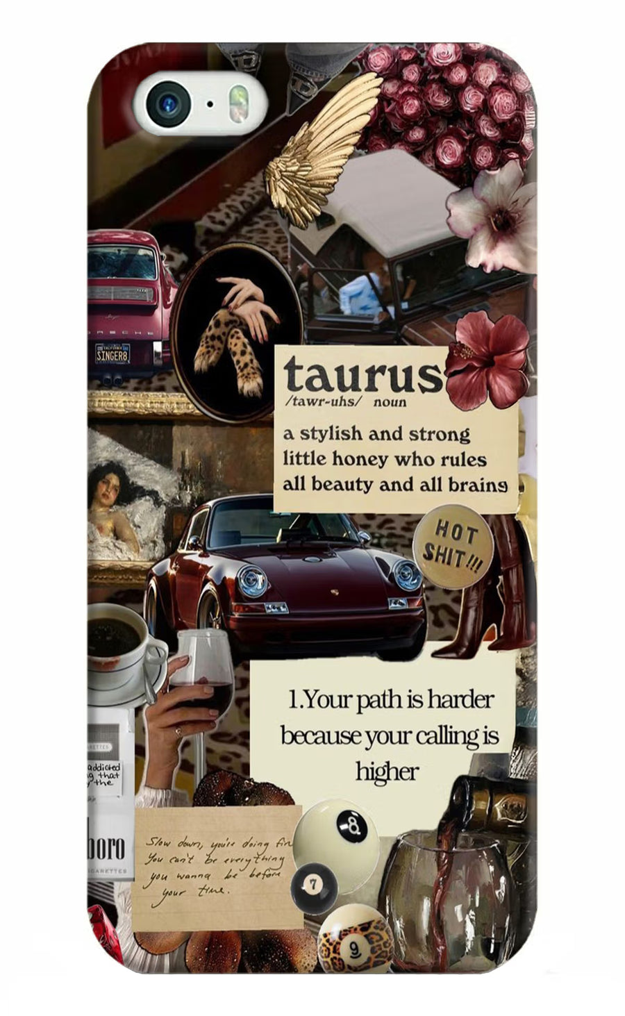 Taurus Zodiac iPhone 5/5s Back Cover, Hard case