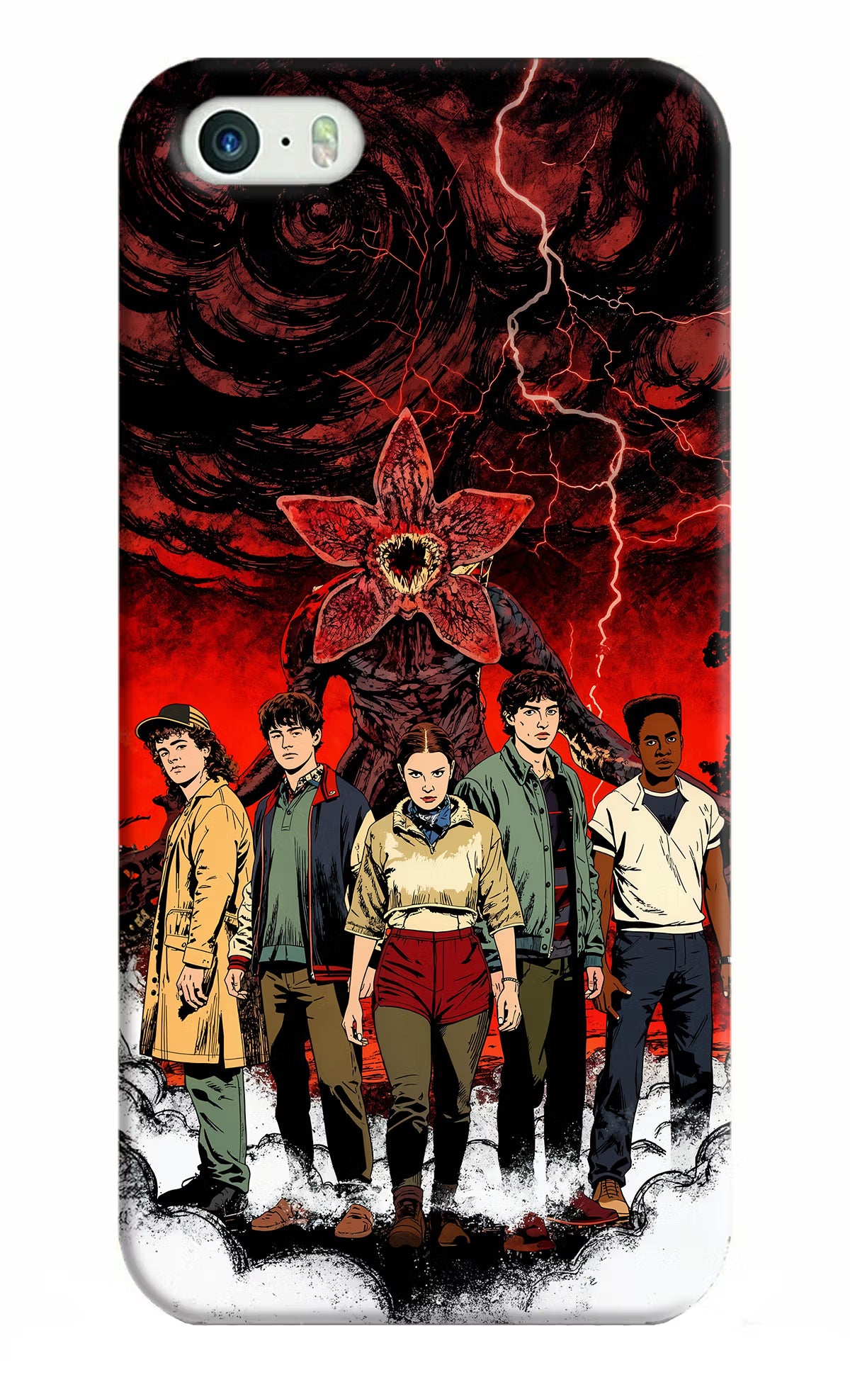 Ordinary Things Characters iPhone 5/5s Hard Case Back Cover by Casekaro