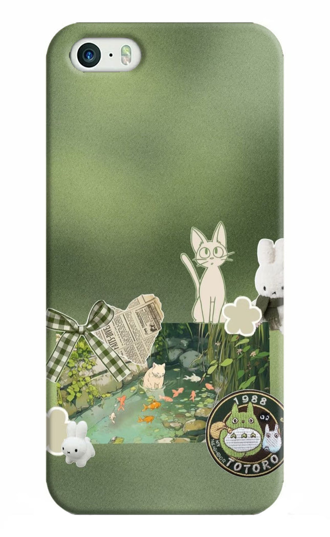 Aesthetic anime iPhone 5/5s Hard Case Back Cover by Casekaro