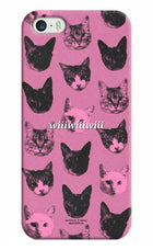 Pink Cats iPhone 5/5s Hard Case Back Cover by Casekaro