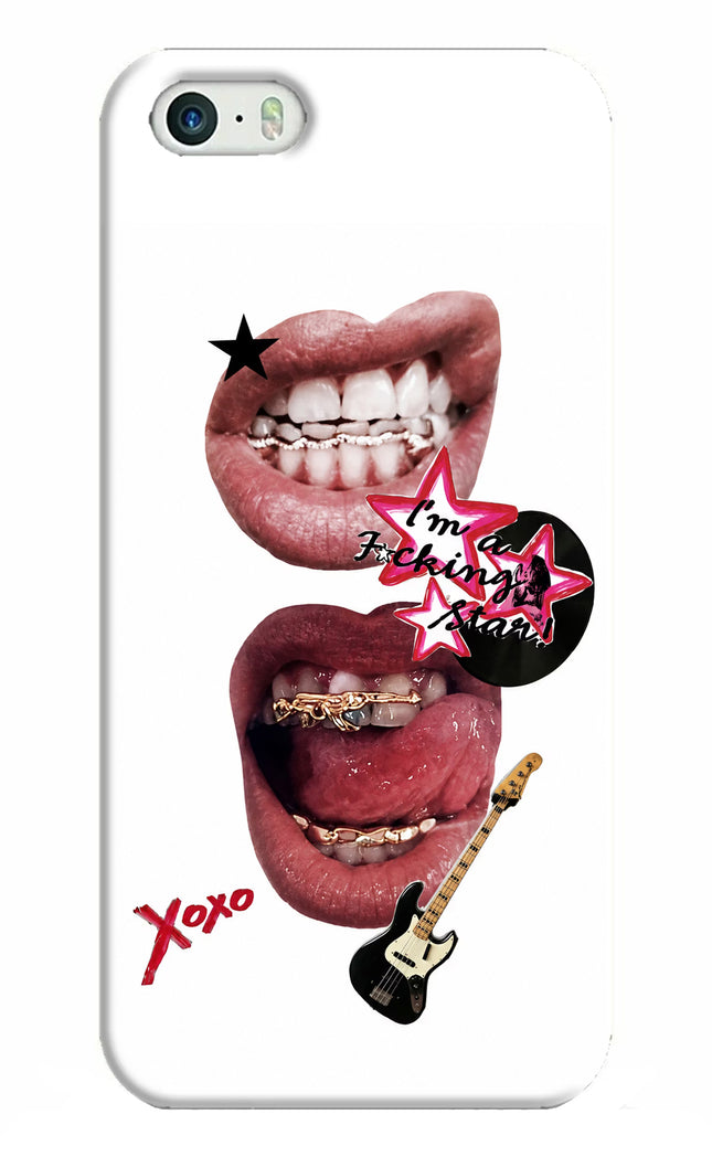Rockstar iPhone 5/5s Hard Case Back Cover by Casekaro