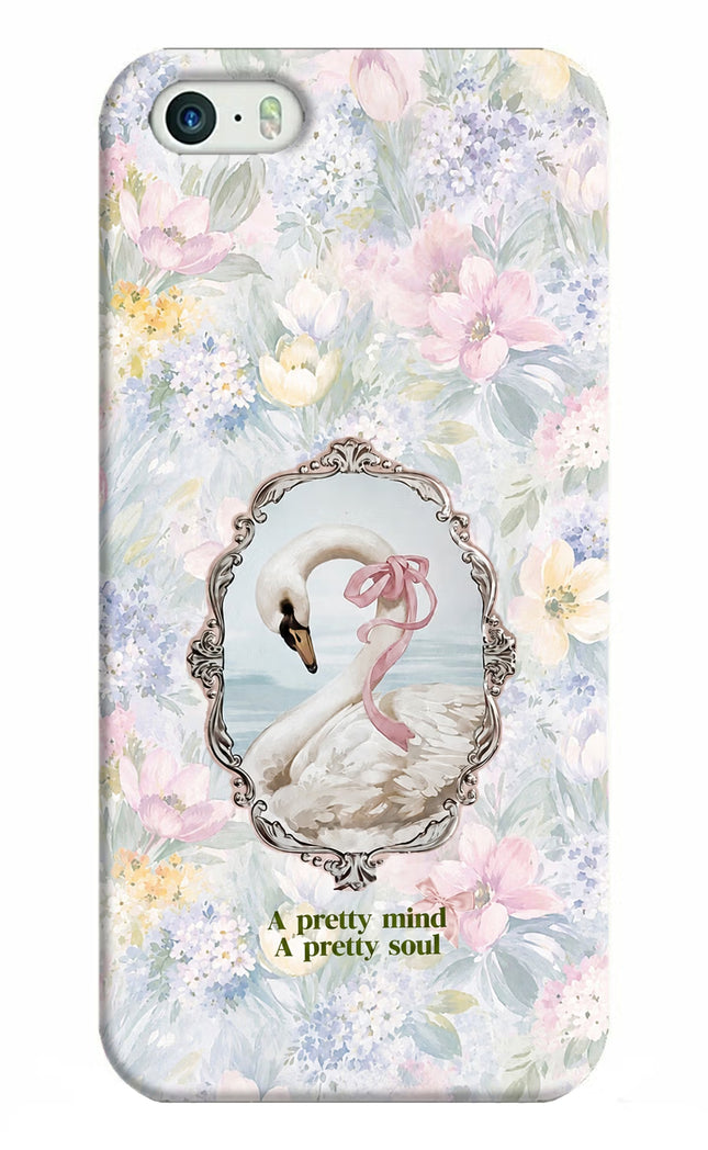 Pretty Mind Pretty Soul iPhone 5/5s Hard Case Back Cover by Casekaro