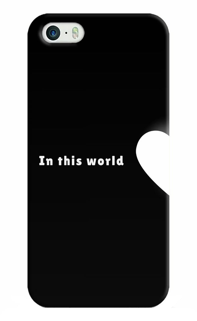 This World iPhone 5/5s Hard Case Back Cover by Casekaro