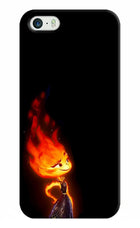 Ember Flame iPhone 5/5s Hard Case Back Cover by Casekaro