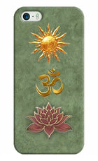 Om & Lotus iPhone 5/5s Back Cover