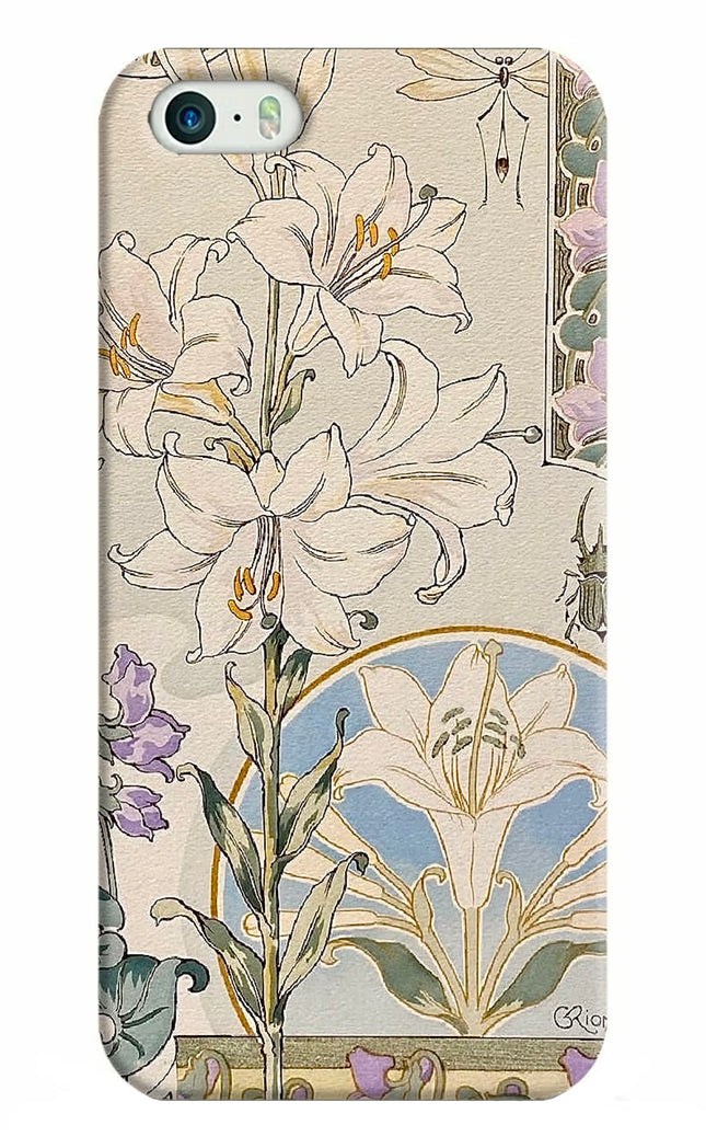 White Lily iPhone 5/5s Hard Case Back Cover by Casekaro