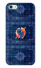 Koi Blue iPhone 5/5s Hard Case Back Cover by Casekaro