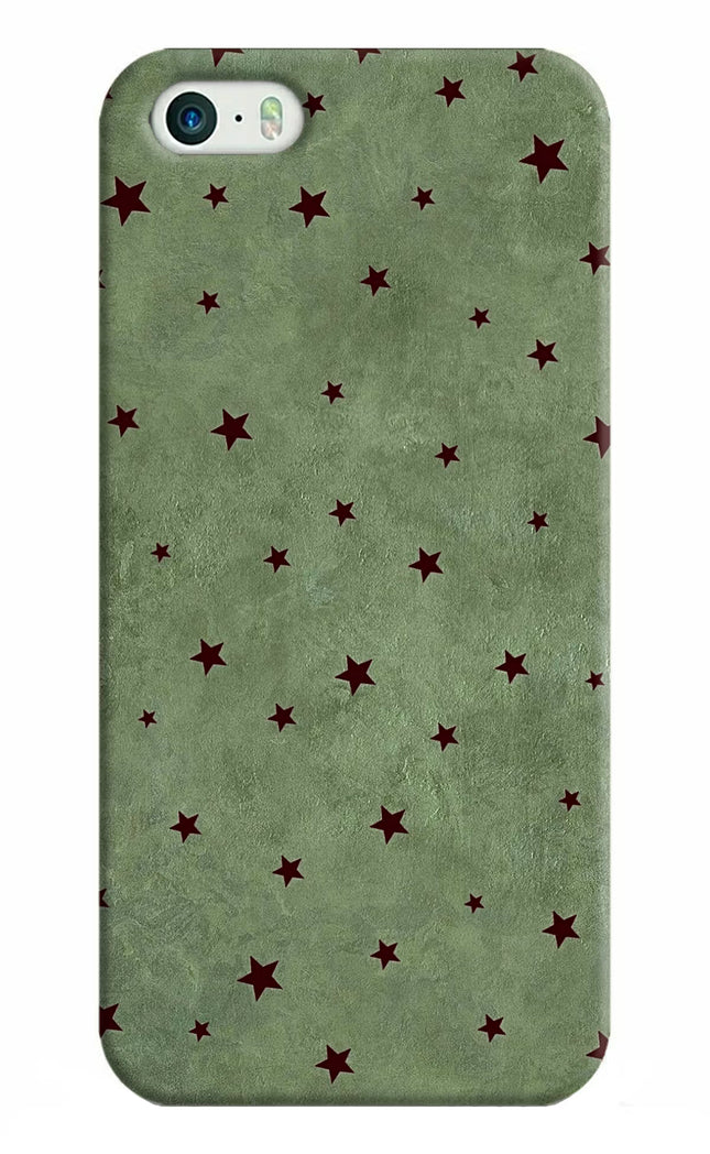 Green Stars iPhone 5/5s Hard Case Back Cover by Casekaro