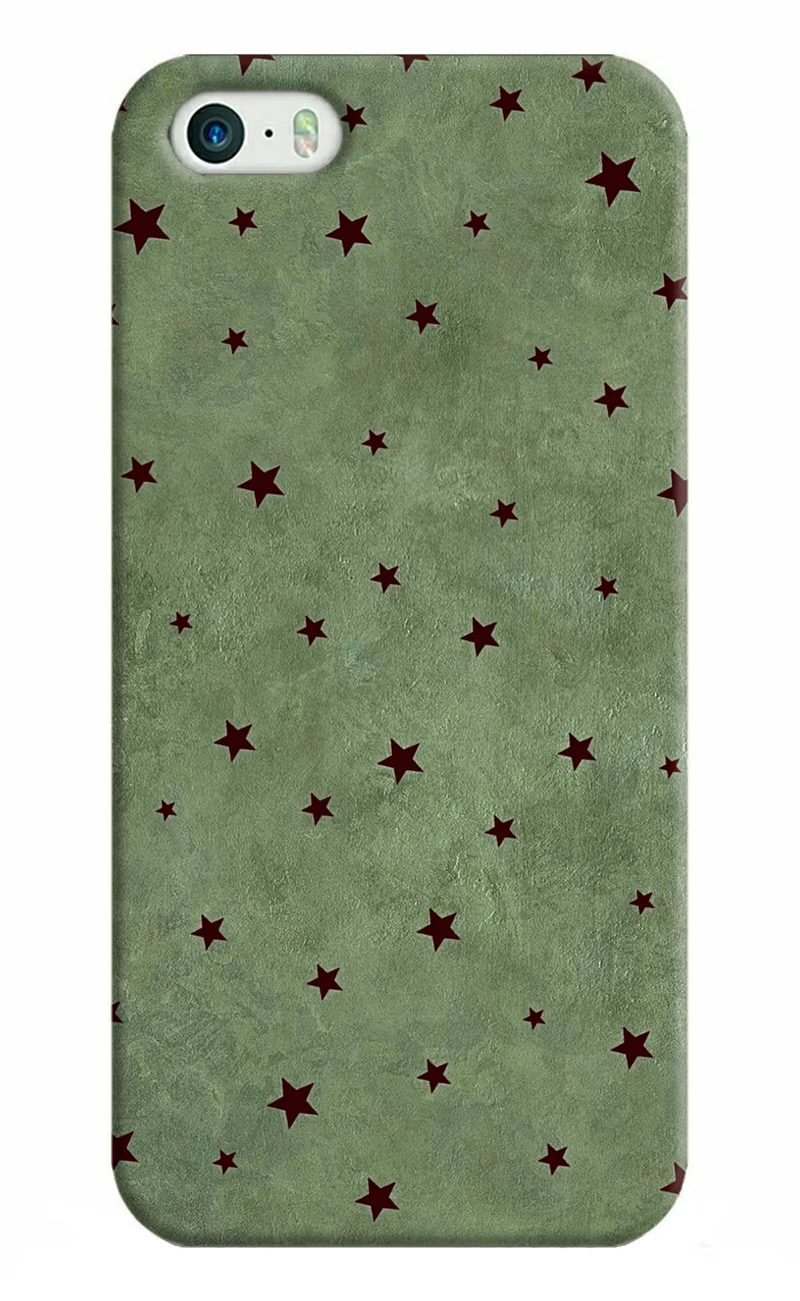 Green Stars iPhone 5/5s Back Cover, Hard case