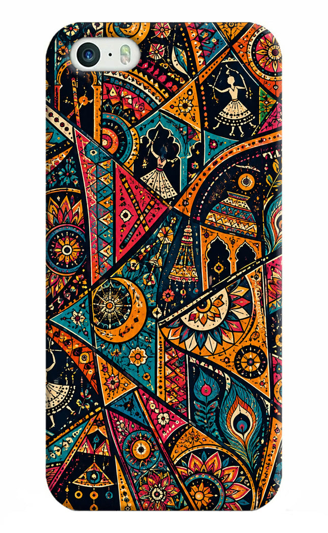 Folk Print iPhone 5/5s Hard Case Back Cover by Casekaro