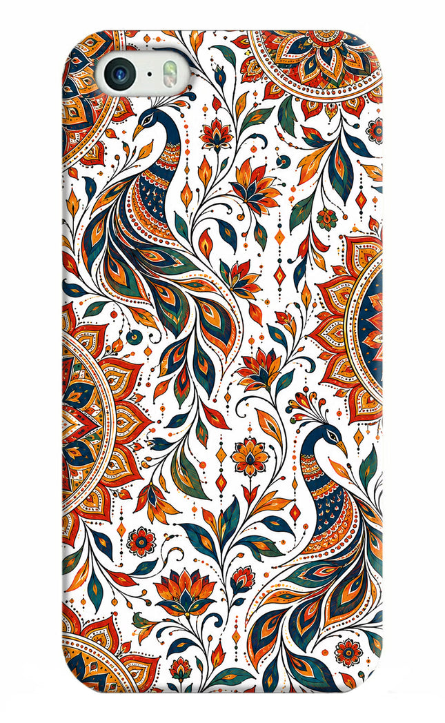 White Mayura iPhone 5/5s Hard Case Back Cover by Casekaro