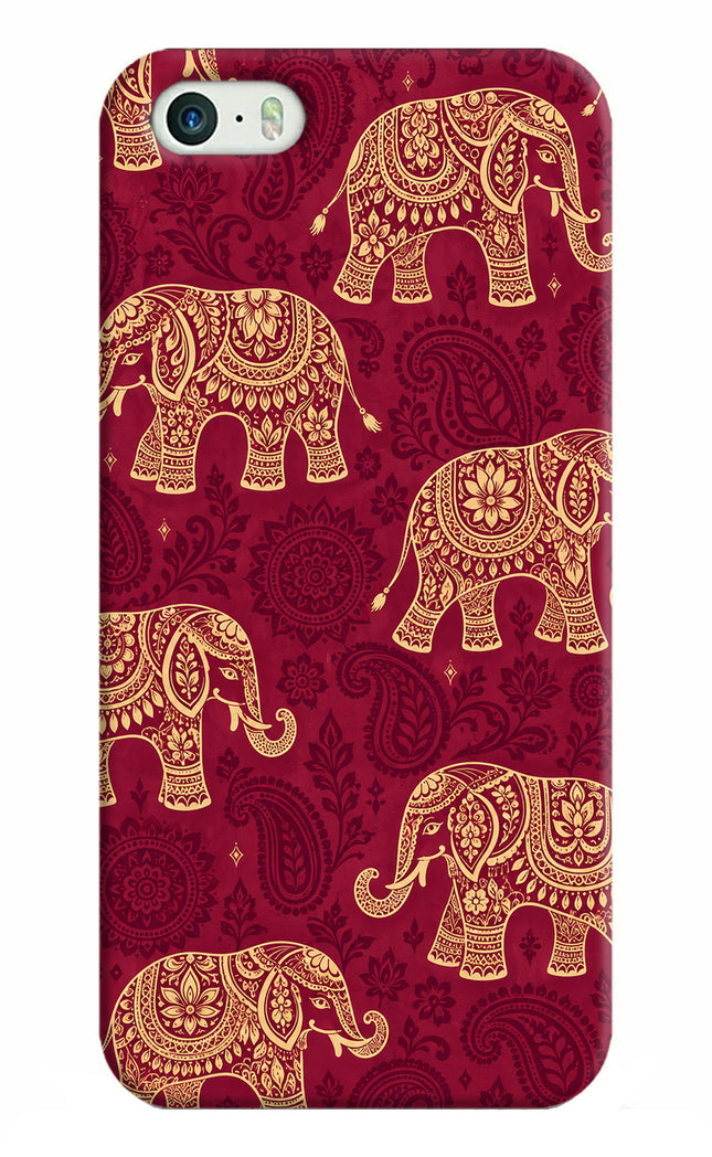 Maroon Elephant iPhone 5/5s Hard Case Back Cover by Casekaro