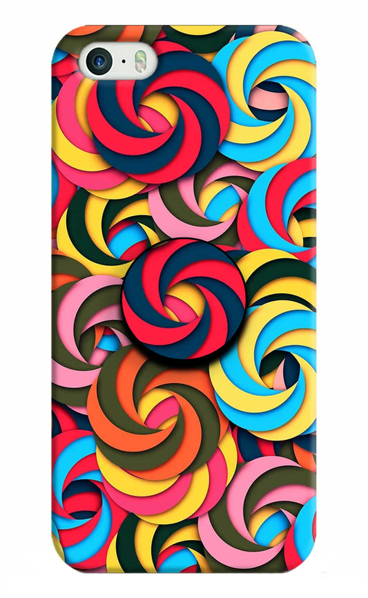Spiral Pattern iPhone 5/5s Pop Case by Casekaro