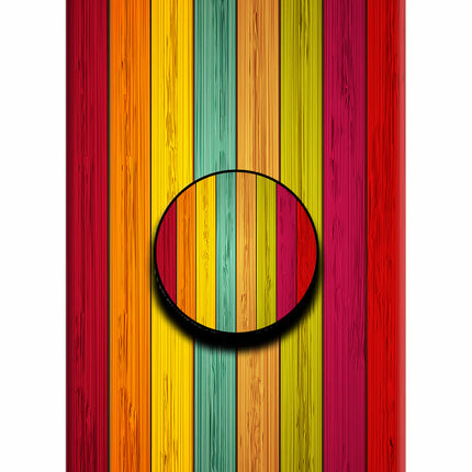 Multicolor Wooden iPhone 5/5s Pop Case by Casekaro