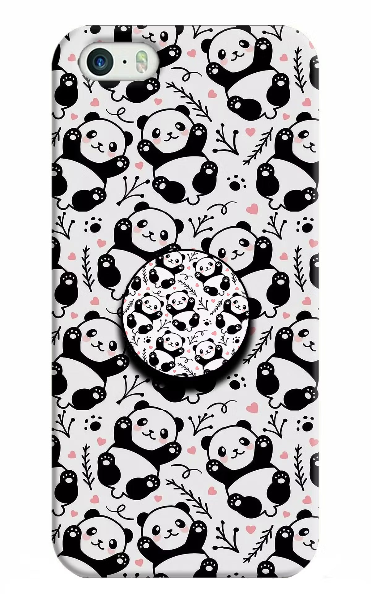 Cute Panda iPhone 5/5s Pop Case by Casekaro