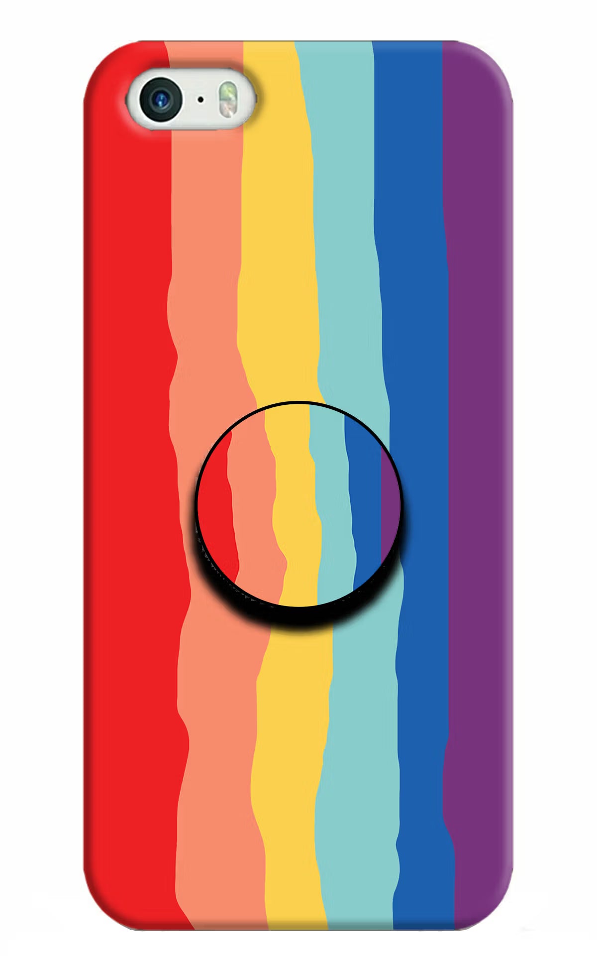 Rainbow iPhone 5/5s Pop Case by Casekaro