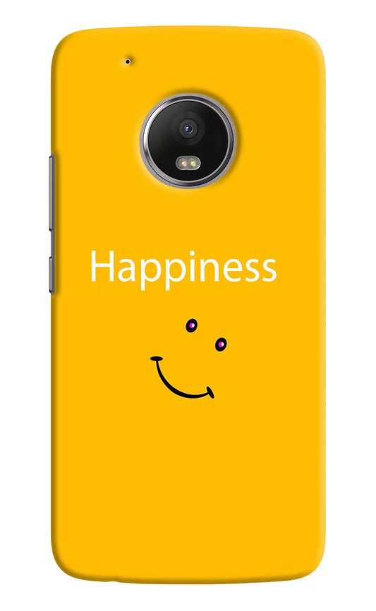 Happiness With Smiley Moto G5 plus Hard Case Back Cover by Casekaro