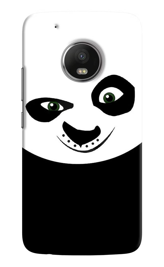 Panda Moto G5 plus Hard Case Back Cover by Casekaro