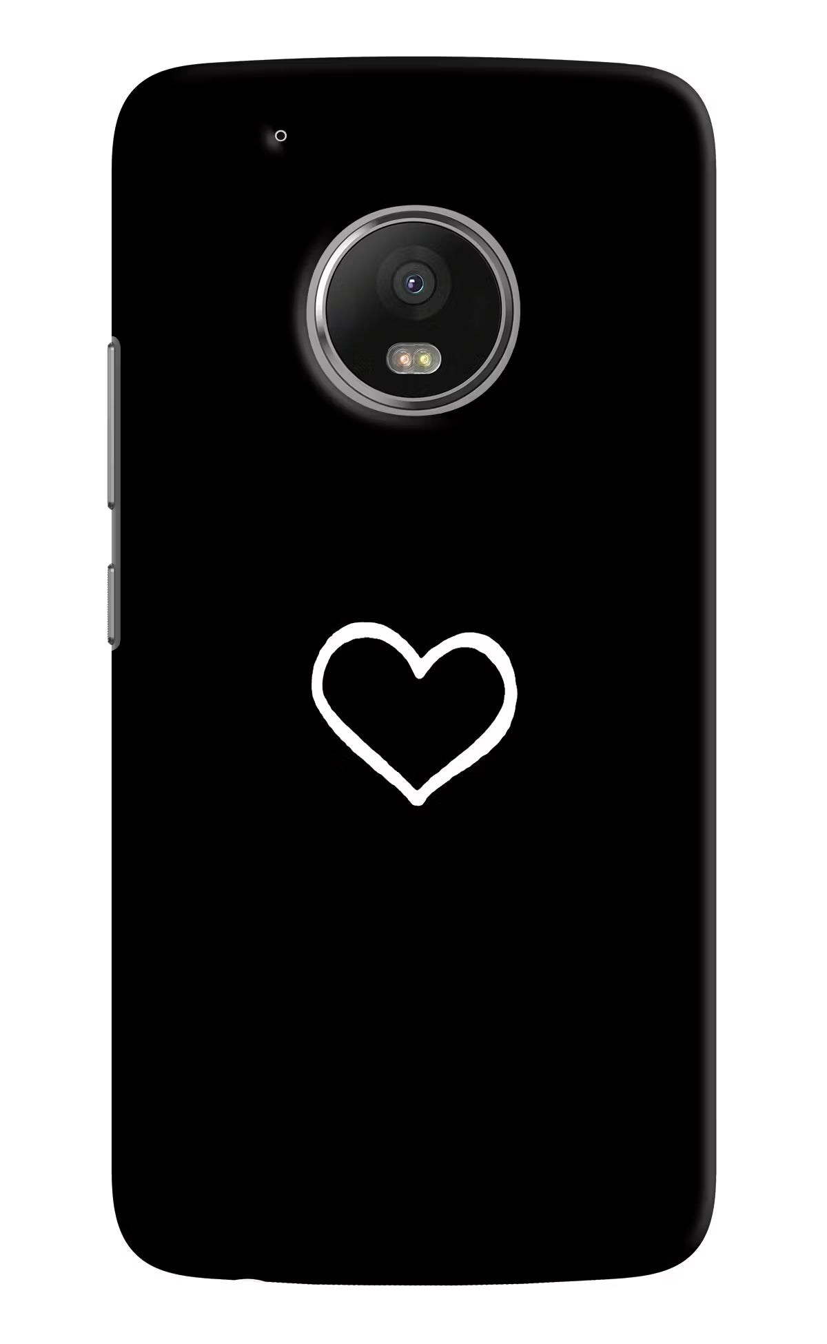 Heart Moto G5 plus Hard Case Back Cover by Casekaro