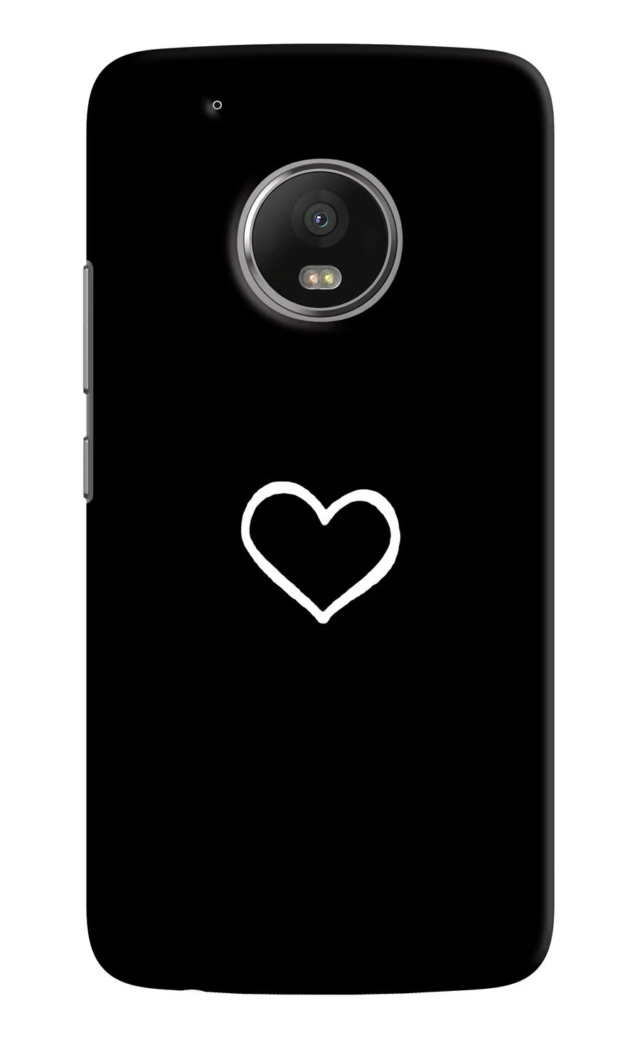 Heart Moto G5 plus Back Cover, Hard case