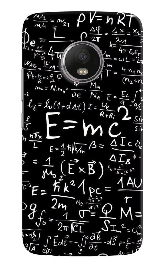 Physics Formula Moto G5 plus Hard Case Back Cover by Casekaro