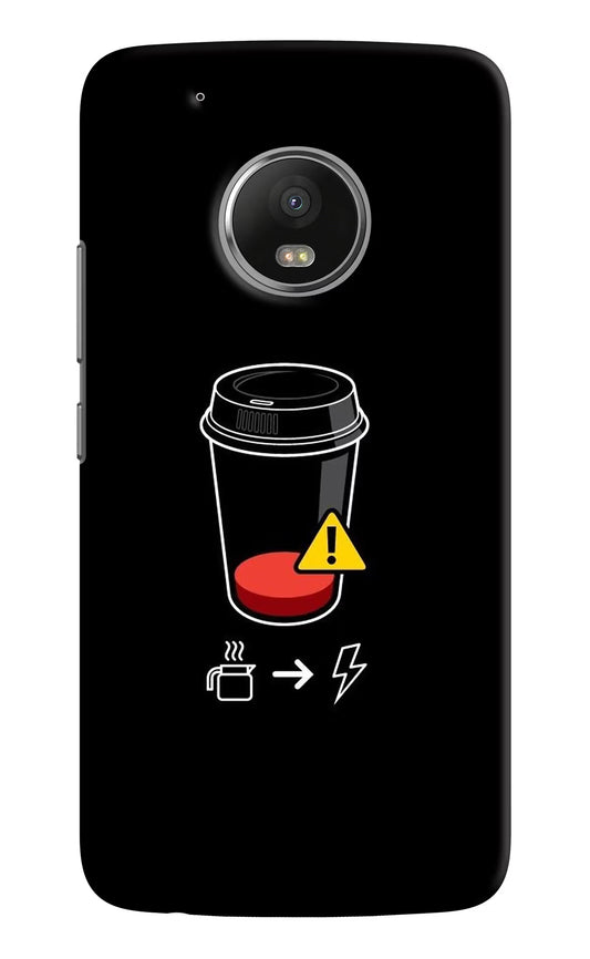 Moto G5 plus Coffee Cover by Casekaro