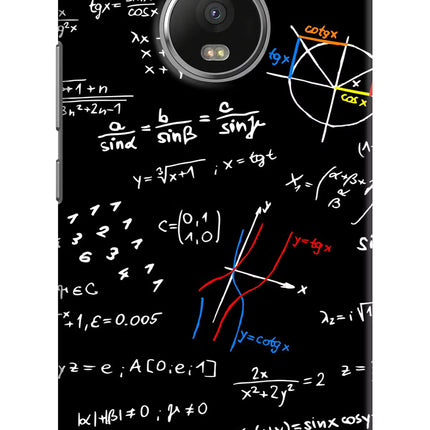 Moto G5 plus Mathematics Formula Cover by Casekaro