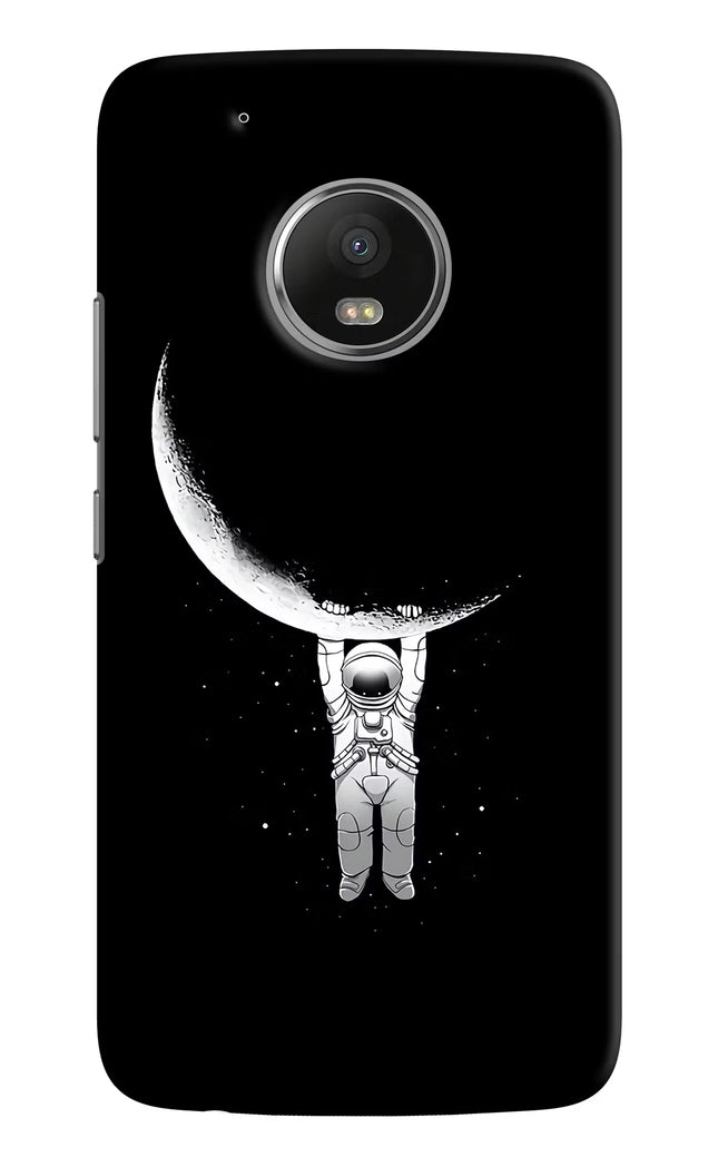 Moto G5 plus Moon Space Cover by Casekaro