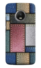 Moto G5 plus Multicolor Jeans  Cover by Casekaro